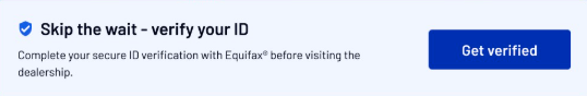Étape de vérification d'identité d'AutoVerify