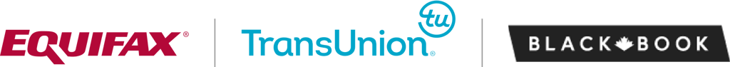 Equifax, TransUnion, and Canadian Black Book