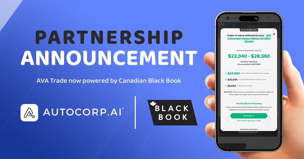 Canadian Black Book Partners with Autocorp.ai, a Leader in Automotive FinTech