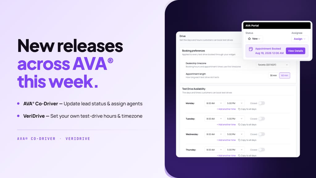 New AVA® Product Updates: More Control, Less Manual Work