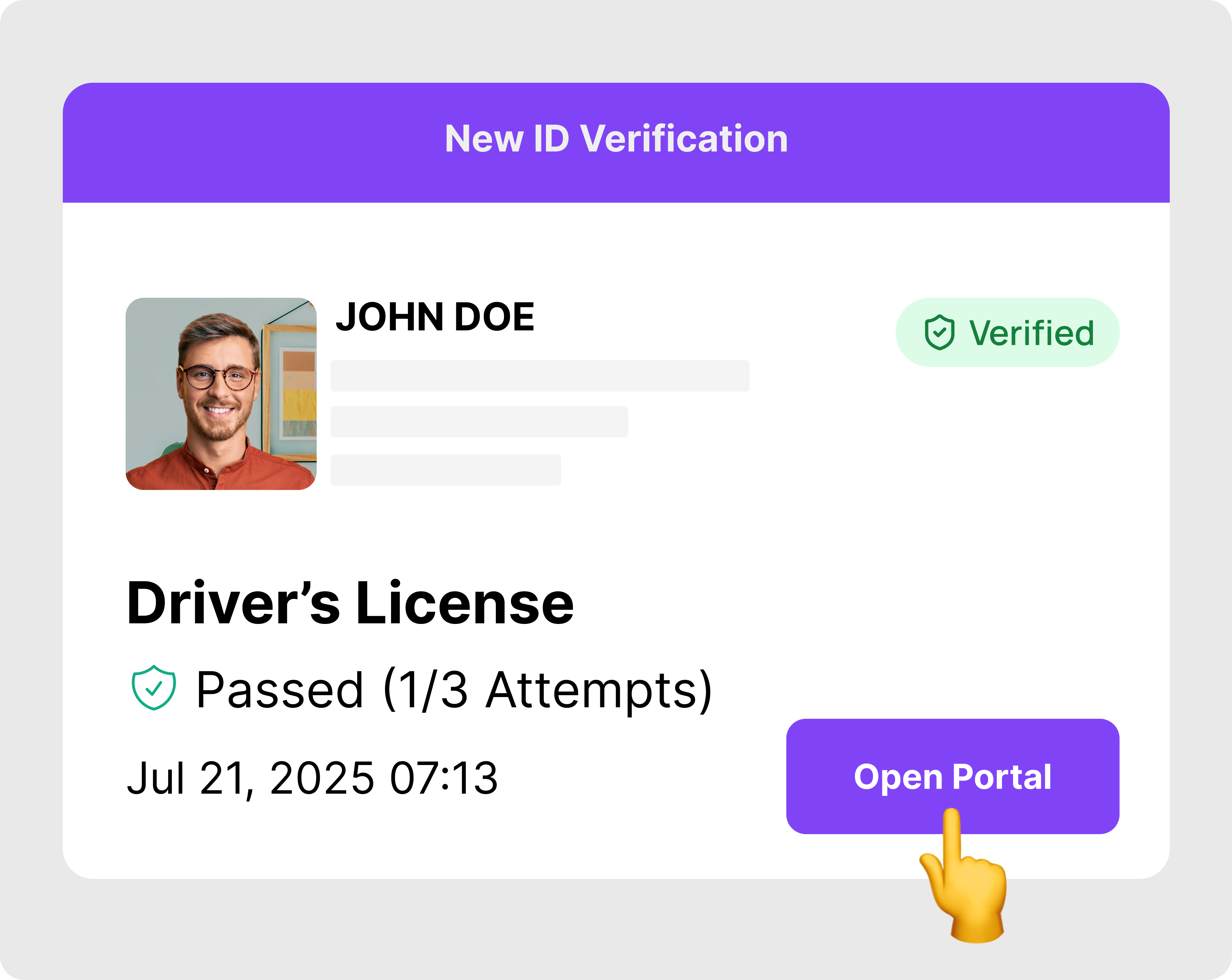 Track every verification